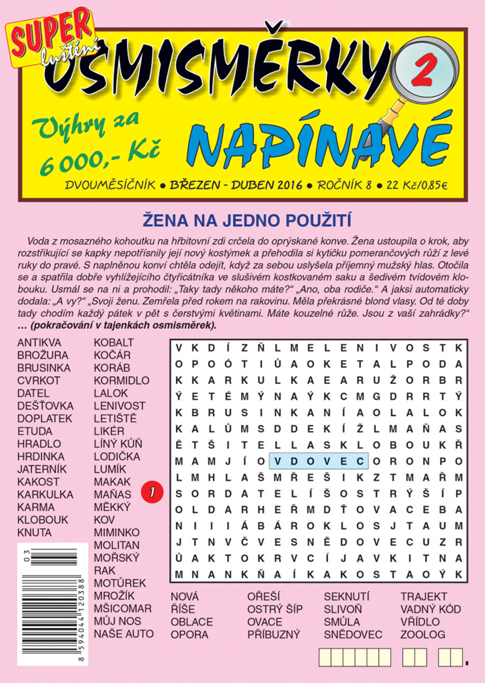 Osmisměrky napínavé