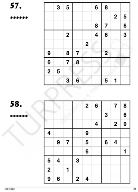 102 SUDOKU Turpress Super luštění