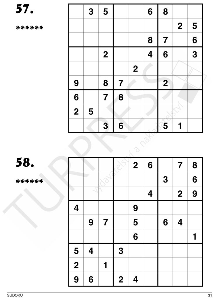 102 SUDOKU Turpress Super luštění