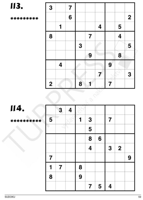 102 SUDOKU Turpress Super luštění