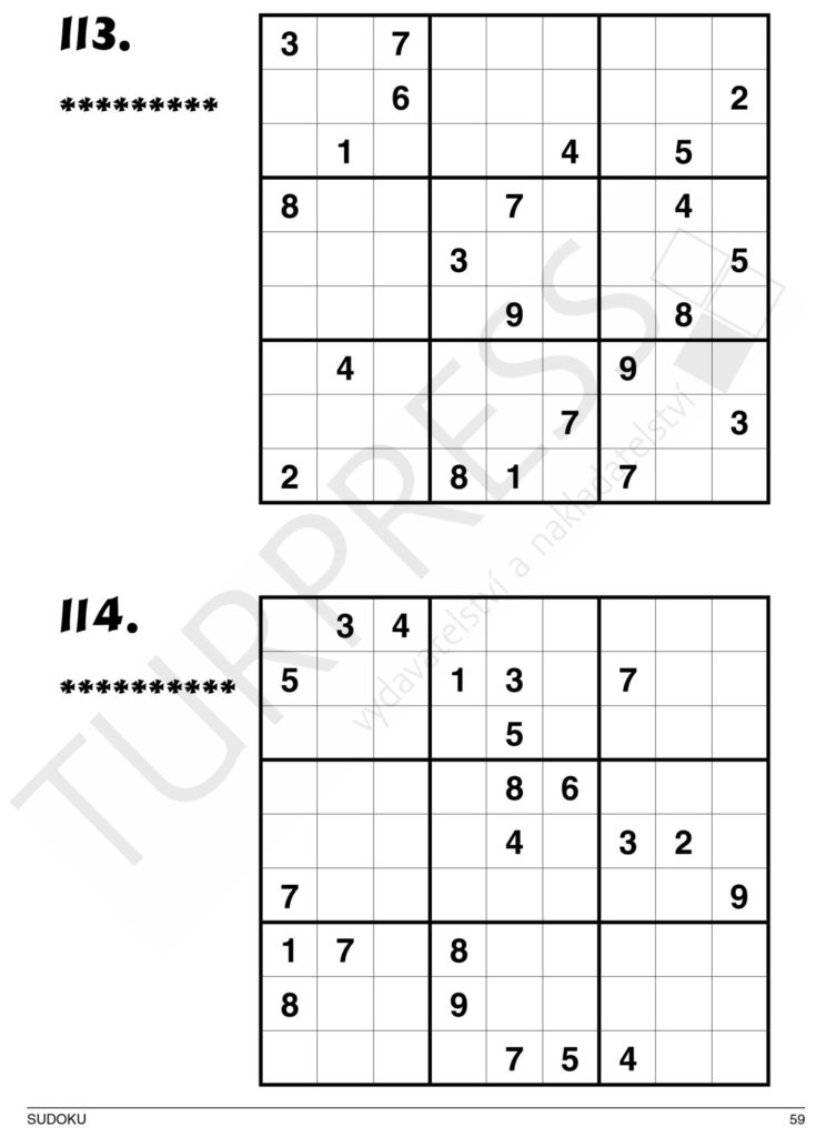 102 SUDOKU Turpress Super luštění