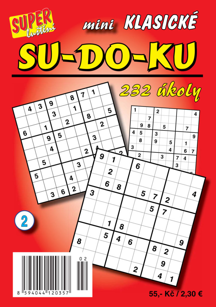 MINI SUDOKU klasické Turpress Super luštění