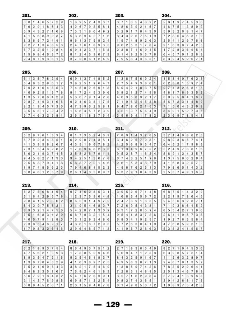 MINI SUDOKU klasické Turpress Super luštění