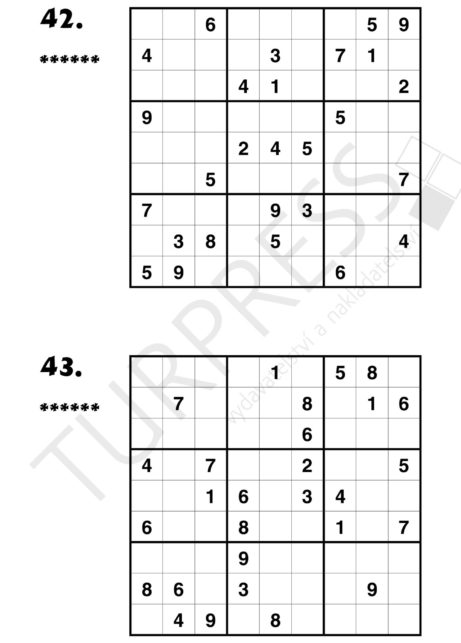 Výherní sudoku Super luštění Turpress