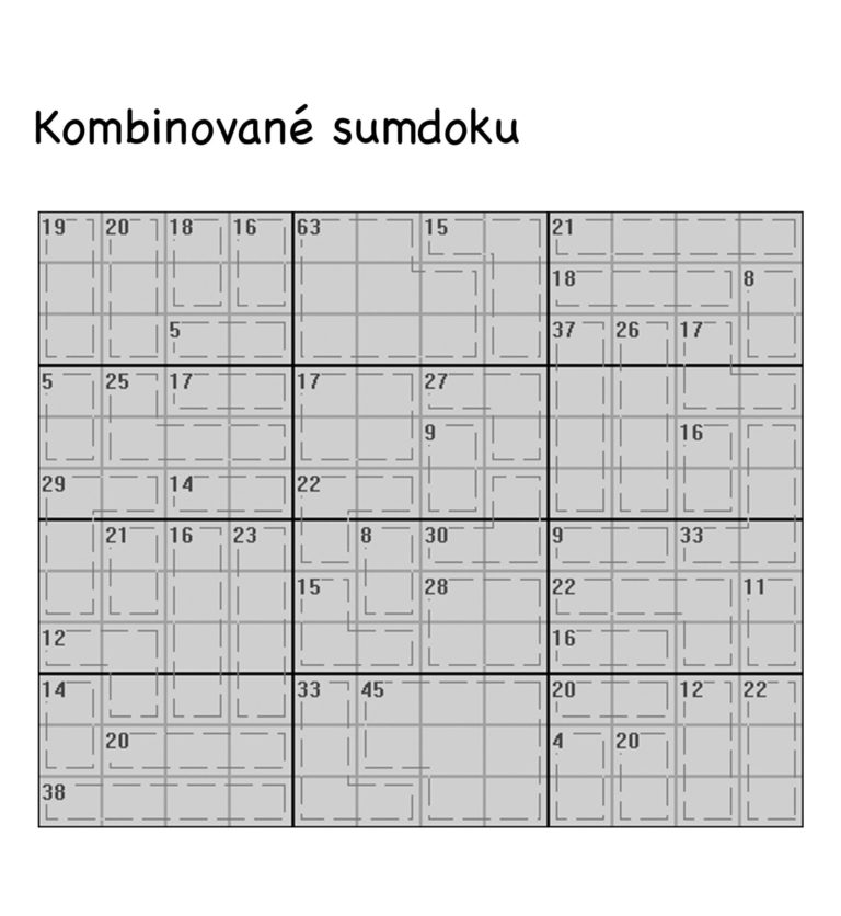 Kombinované sumdoku Turpress