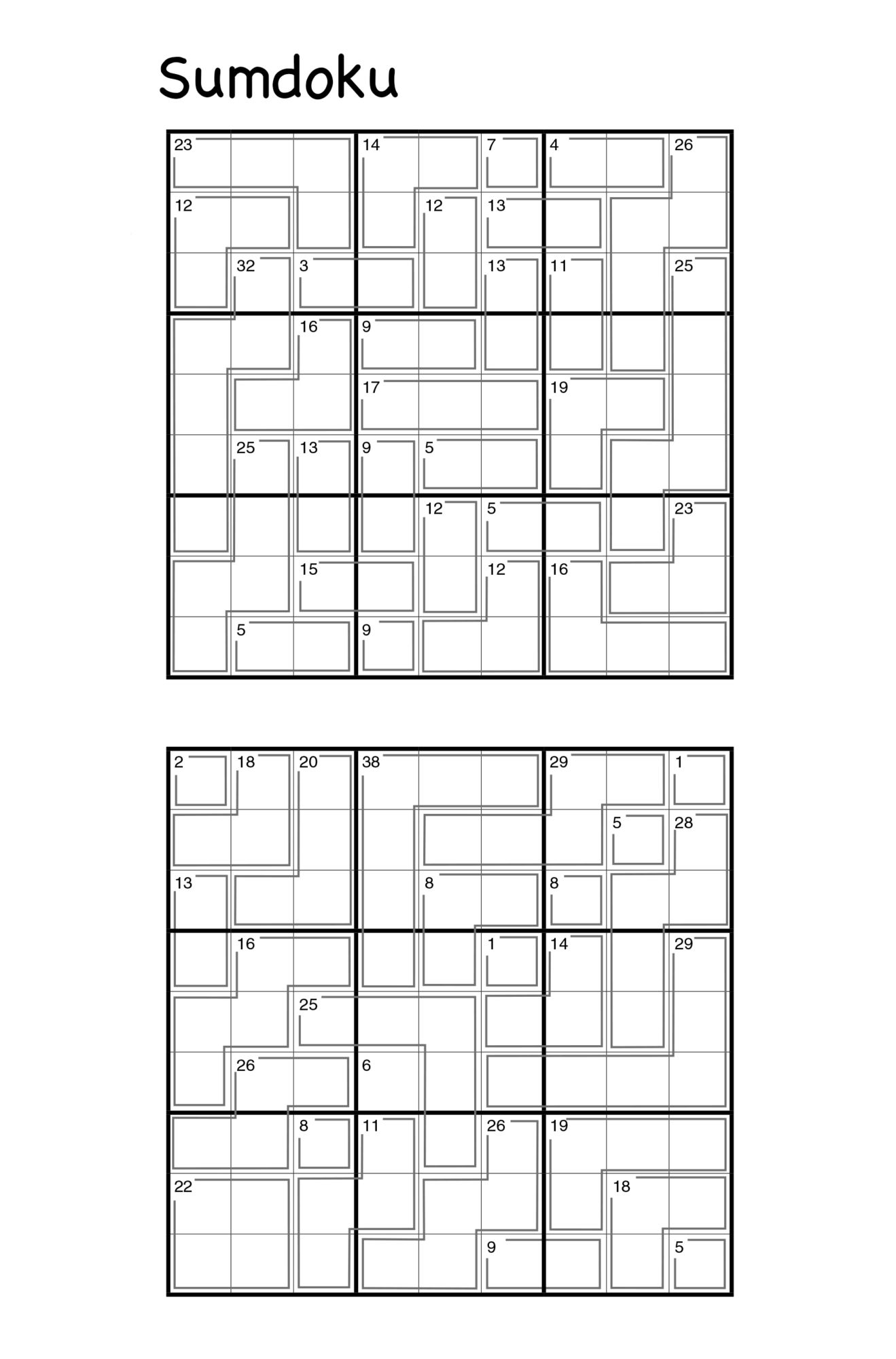Sumdoku Sumdoku Turpress