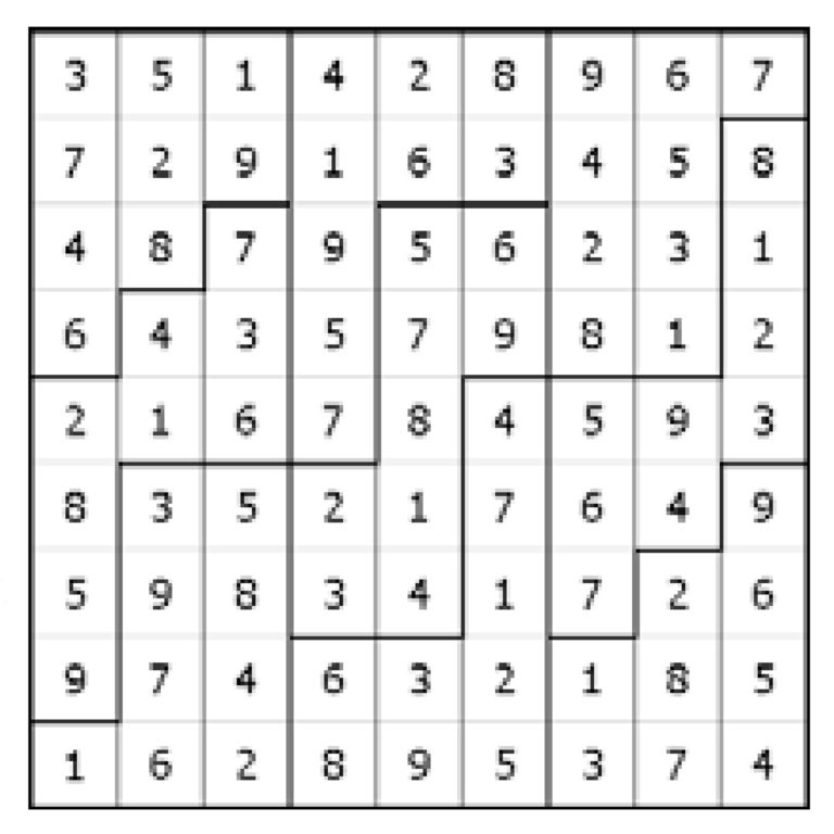 Vyluštěné nepravidelné sudoku vydavatelství Turpress