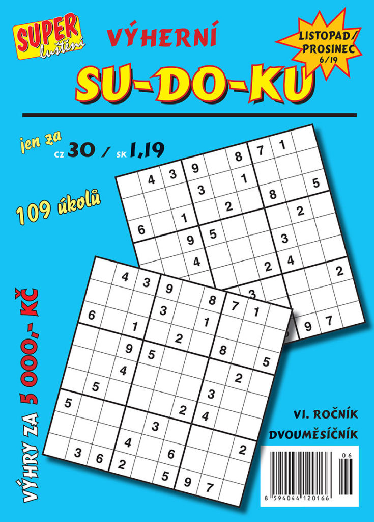 Výherní SUDOKU 