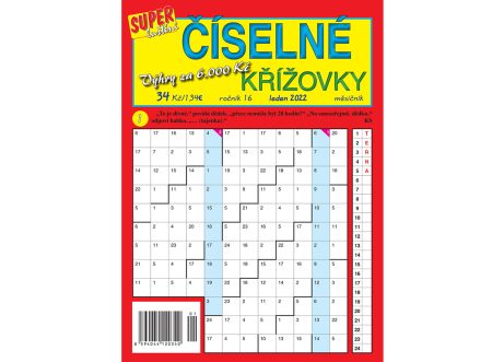 Číselné křížovky Turpress 2022 Turpress Super luštění