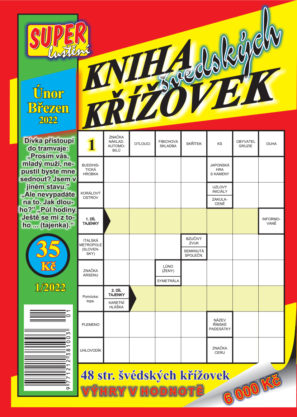 Kniha Švédských Křížovek 2022