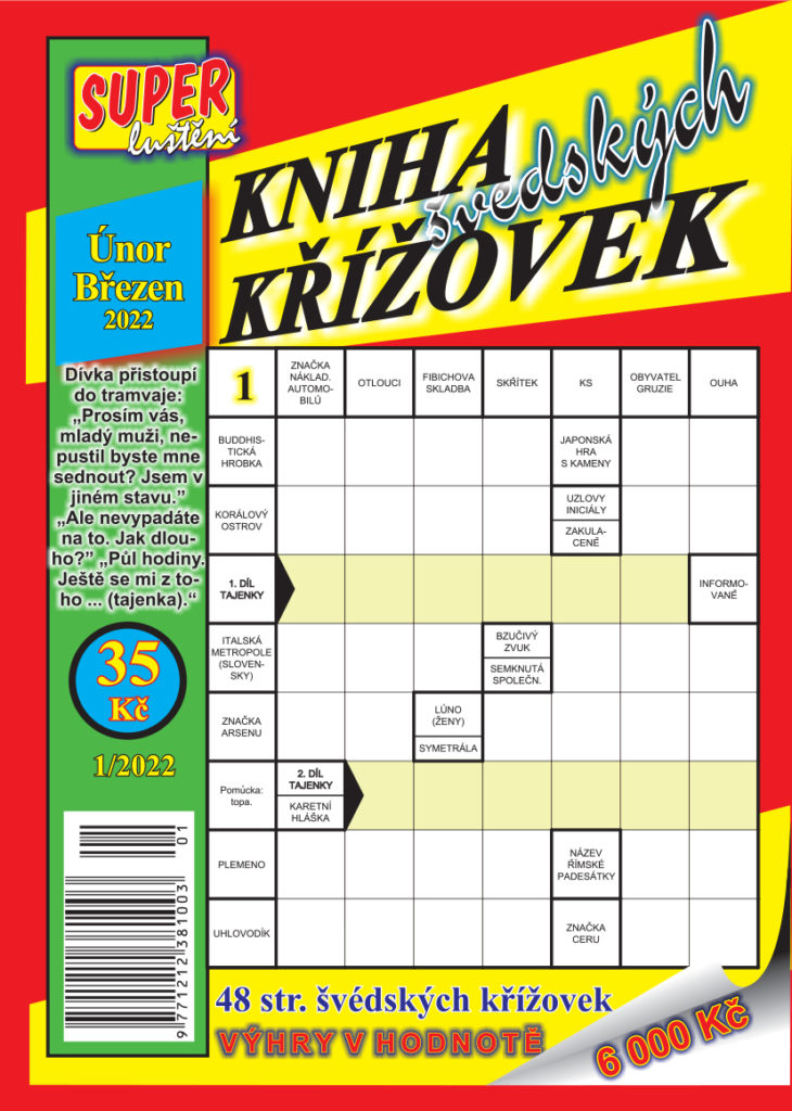 Kniha Švédských Křížovek 2022