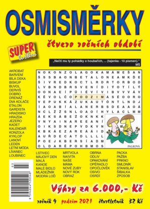 Osmisměrky čtvero roční období