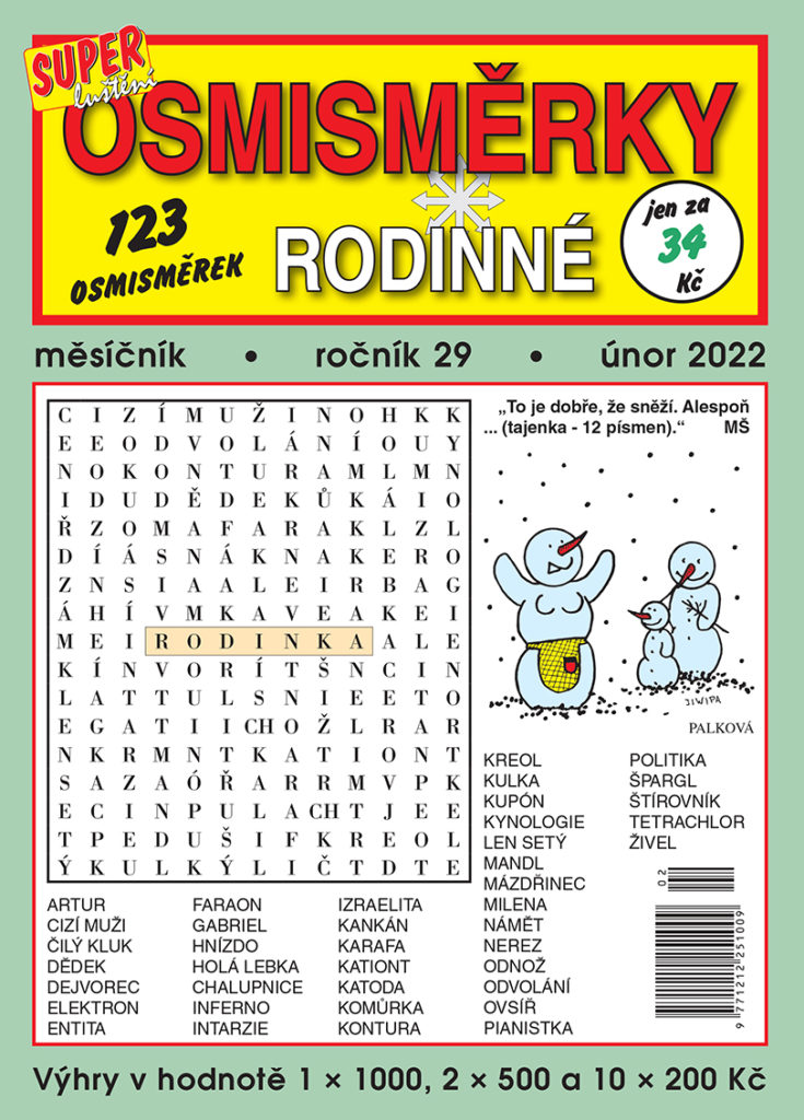 Rodinné osmisměrky Turpress 2022