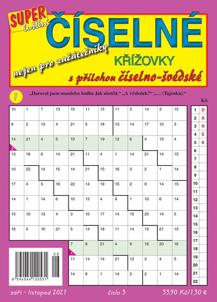 Číselné křížovky s přílohou
