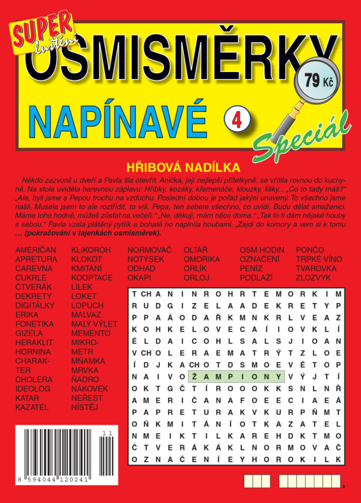 Napínavé osmisměrky Speciál Turpess 2023 Super lusteni
