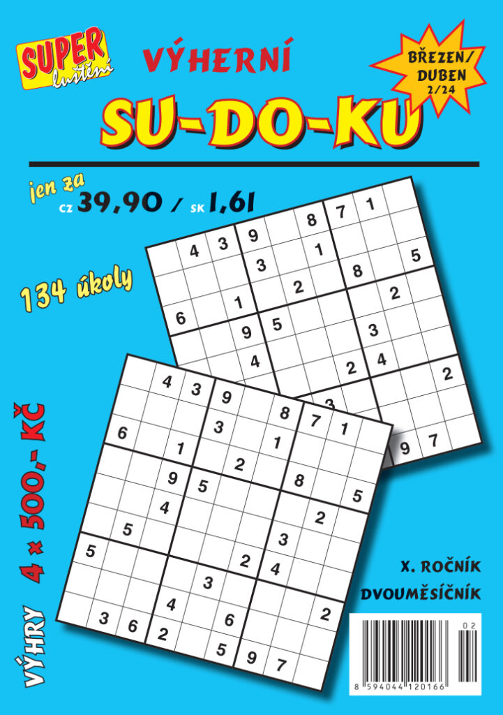 Výherní SUDOKU 