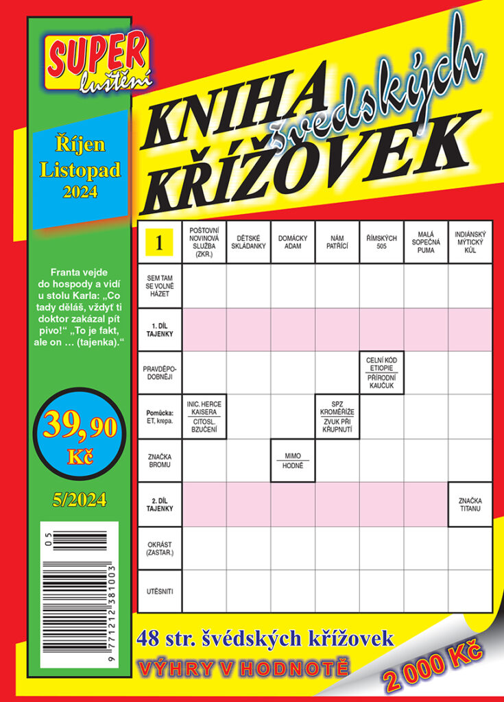 Kniha švédských křížovek 