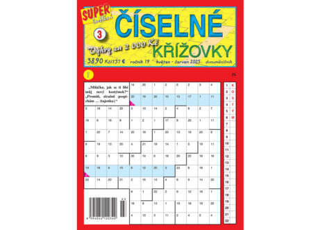 Číselné křížovky Turpress 2025