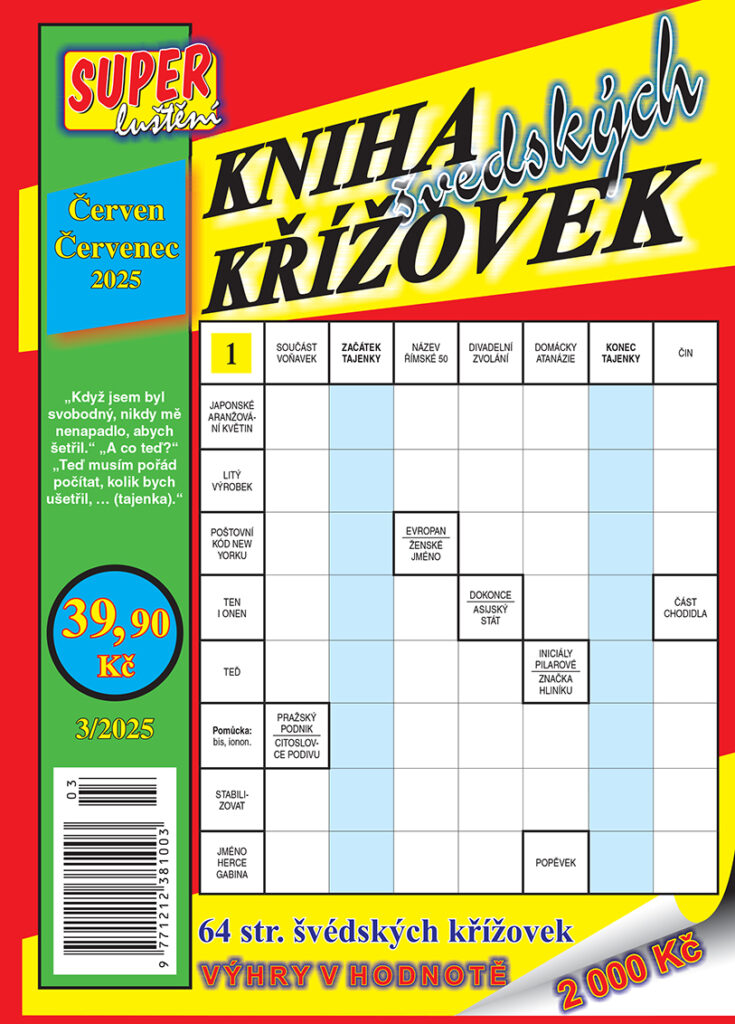 Kniha švédských křížovek 