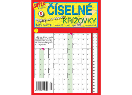 Číselné křížovky Turpress 2025