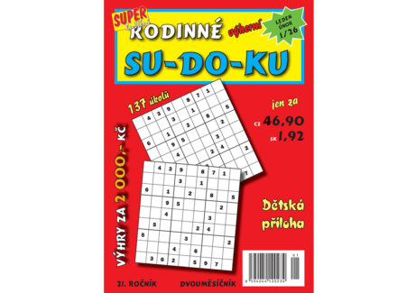 Rodinné výherní sudoku