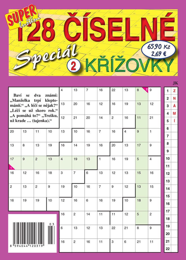 Číselné křížovky speciál Super luštění Turpress 2026