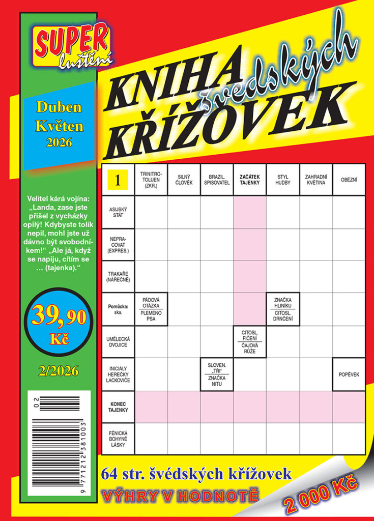 Kniha švédských křížovek 