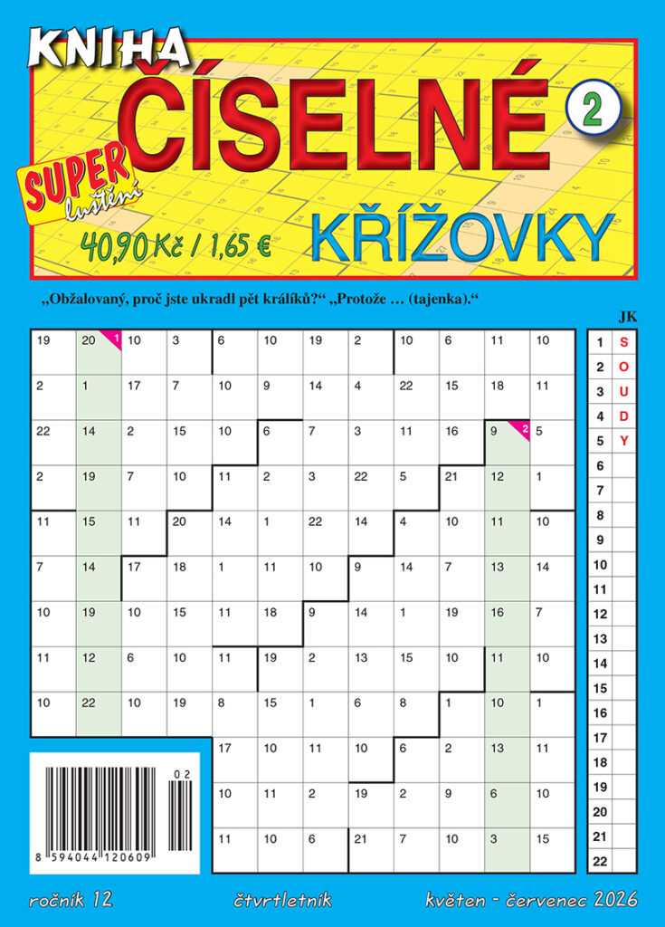 Kniha číselné křížovky