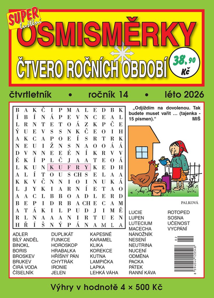 Osmisměrky čtvero ročních období